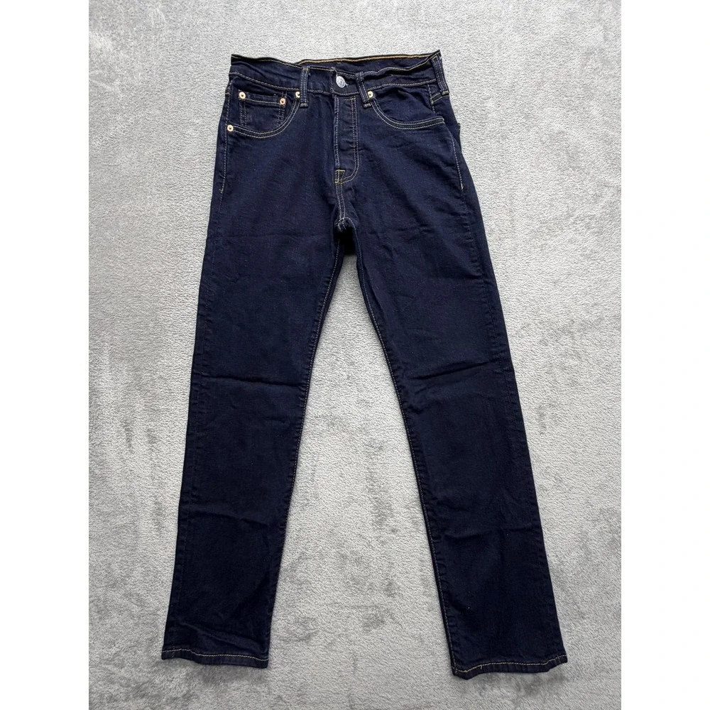 Levis‎ 501 Jeans 150 Anniversary Mens Measured 28x30 Blue Straight